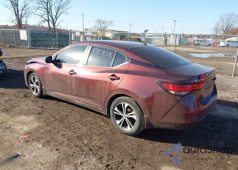 2020 Nissan Sentra Sv Xtronic Cvt z USA, uszkodzony, nr VIN 3N1AB8CV8LY268523